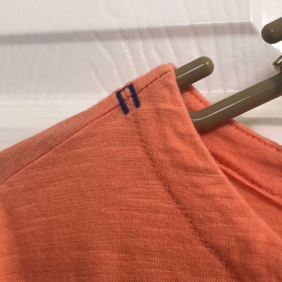 Old navy, coral and white striped, casual top - Picture 5 of 7